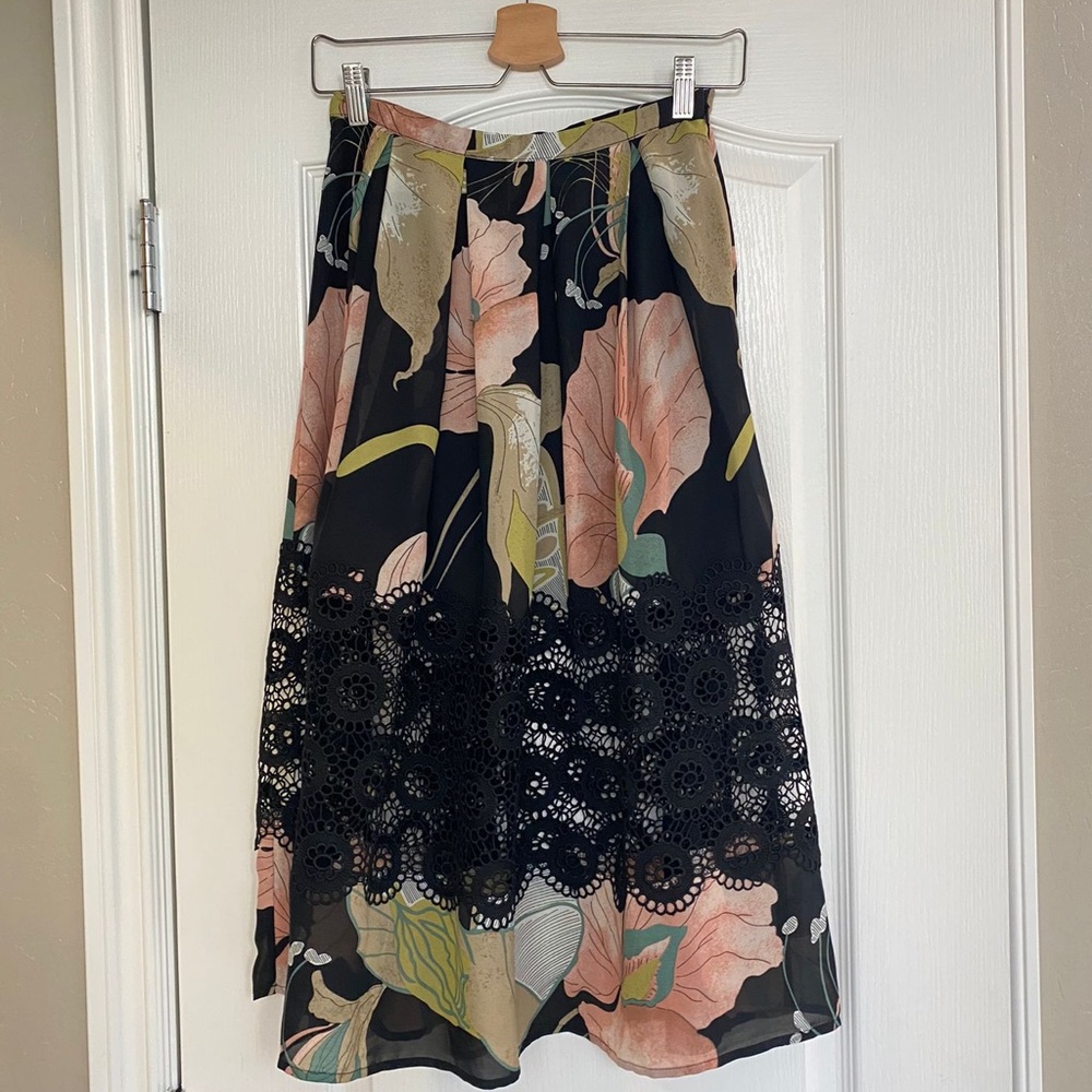 Elegant Floral Skirt